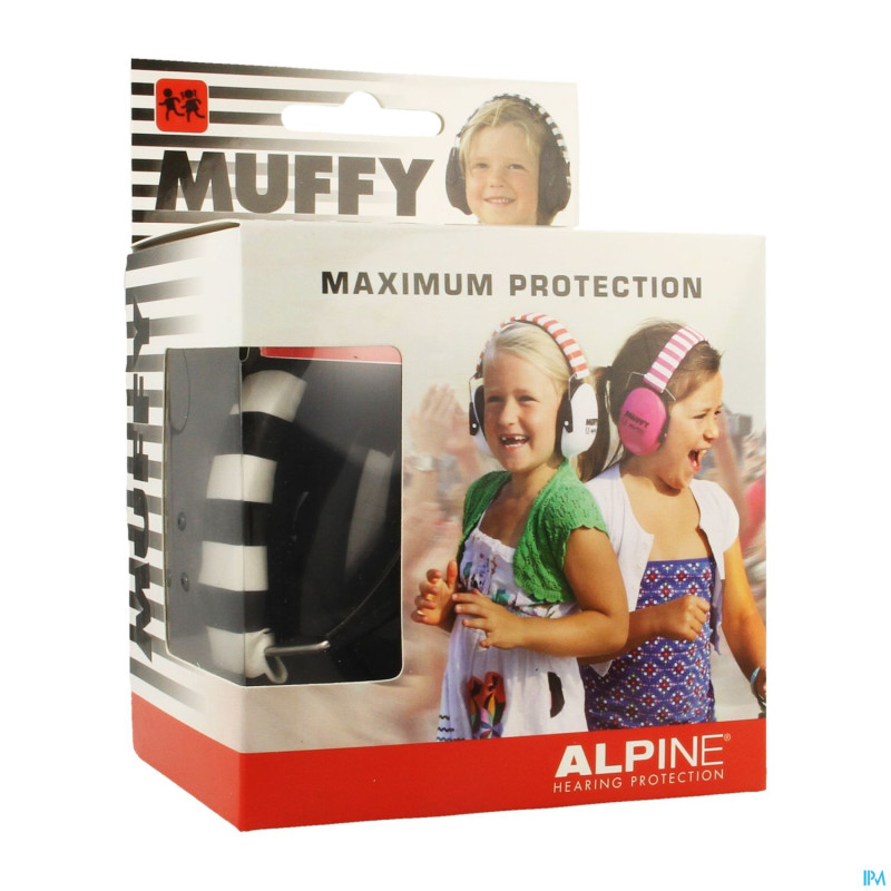 Alpine muffy casque auditif kids    noir/blanc