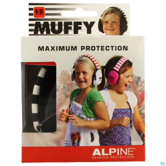 Alpine muffy casque auditif kids    noir/blanc