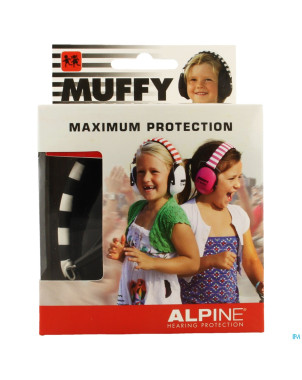 Alpine muffy casque auditif kids    noir/blanc
