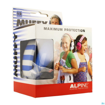 Alpine muffy casque auditif kids    bleu/blanc