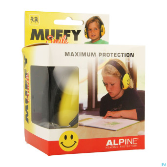 Alpine muffy casque auditif kids    smile/yellow