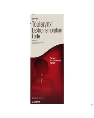 Toularynx dextromethorphan forte 3mg/ml sir. 200ml