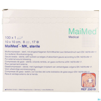 Maimed 10x10cm compresse sterile 100