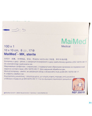 Maimed 10x10cm compresse sterile 100