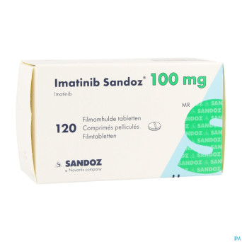 Imatinib sandoz 100mg comp pell 120 x 100mg