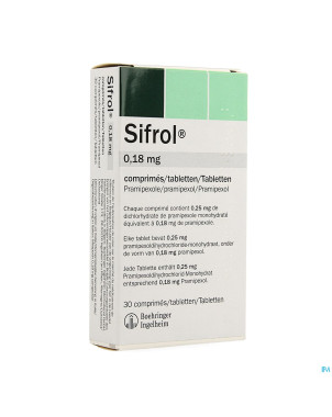 Sifrol 0,18mg pi pharma comp  30 pip