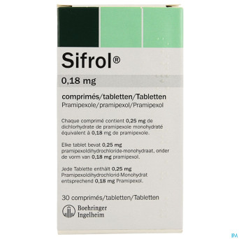 Sifrol 0,18mg pi pharma comp  30 pip