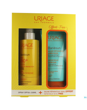 Uriage bariesun ip50+ spray 200ml+a/sol rep. 150ml