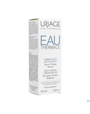Uriage eau thermale cr eau riche ip20    40ml