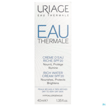 Uriage eau thermale cr eau riche ip20    40ml