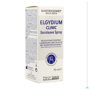 Elgydium clinic xeroleave bouche seche  spray 70ml