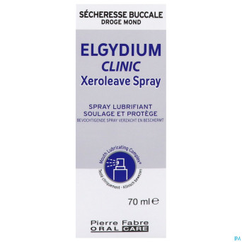 Elgydium clinic xeroleave bouche seche  spray 70ml