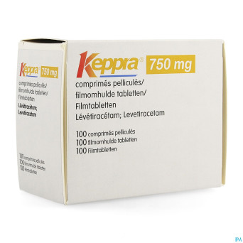 Keppra  750mg pi pharma comp pell 100x 750mg pip