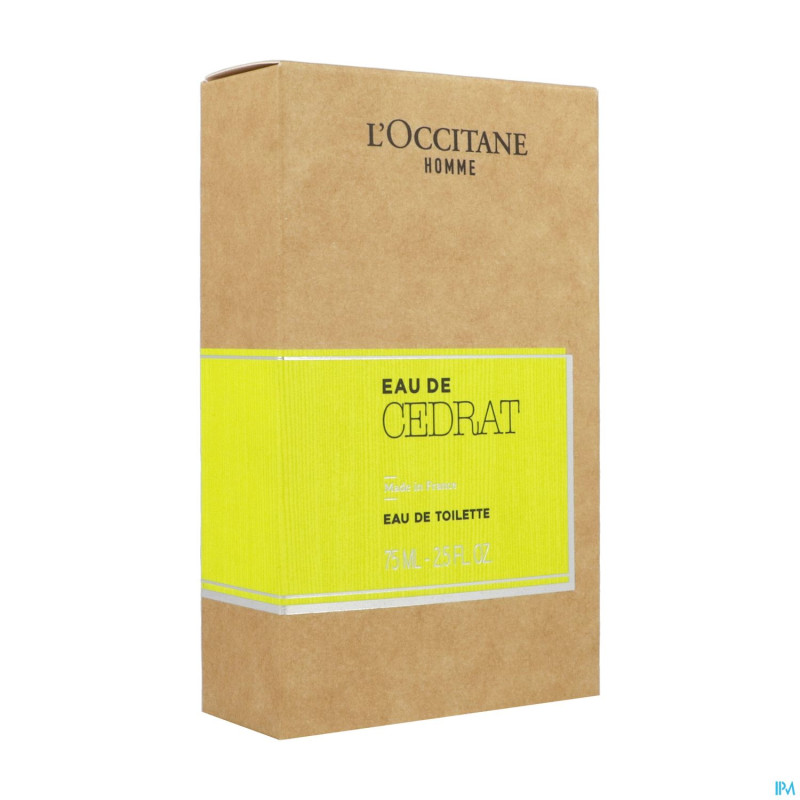 L'occitane homme cedrat edt    75ml