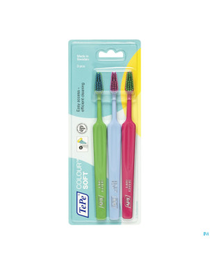 Tepe colour brosse dents souple 3