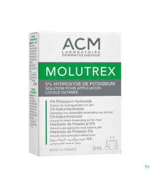 Molutrex 5% sol cutane    fl  3ml