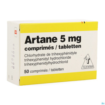 Artane 5mg   blister comp  50 x 5mg