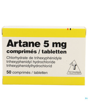 Artane 5mg   blister comp  50 x 5mg