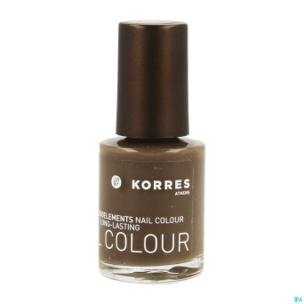 Korres km nail colour 95 grey brown    10ml