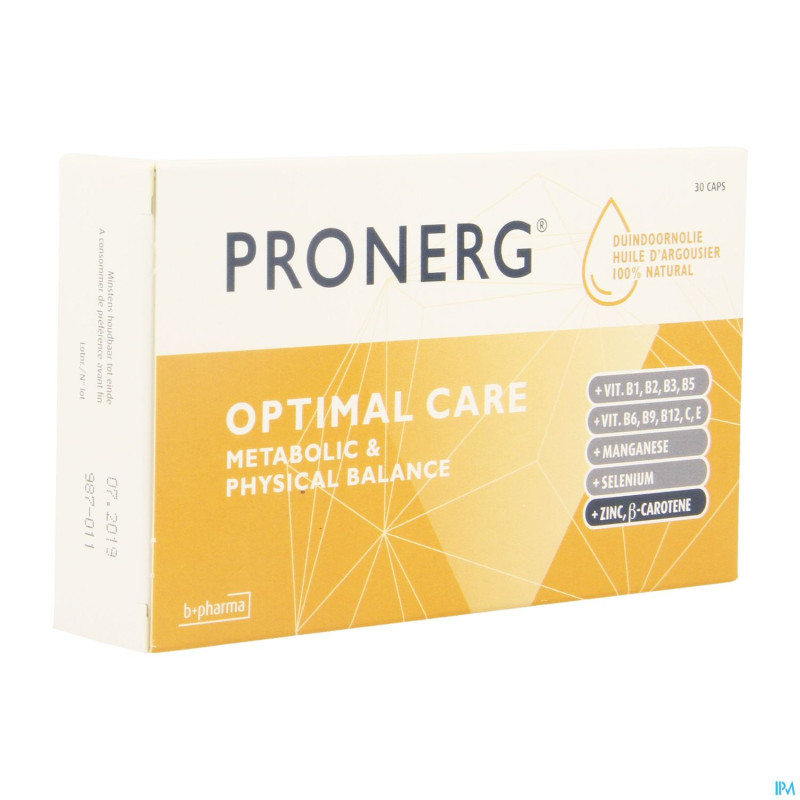 Pronerg optimal care    caps  30