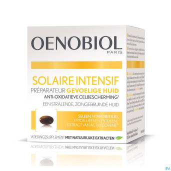 Oenobiol solaire intensif peau sensible    caps 30