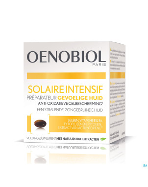 Oenobiol solaire intensif peau sensible    caps 30