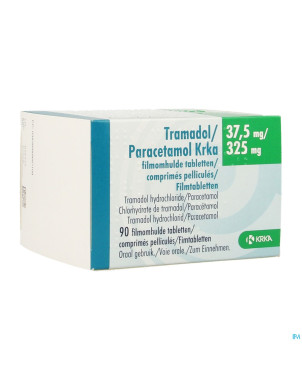 Tramadol paracetamol krka 37,5mg/325mg comp  90