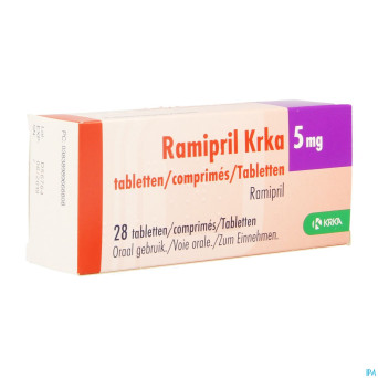 Ramipril krka  5,0mg comp  28