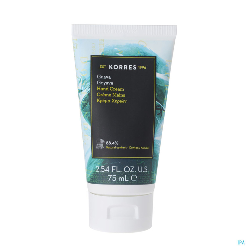Korres kb creme mains goyave    75ml