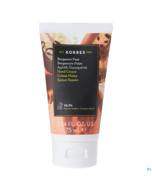 Korres kb creme mains bergamote poire    75ml
