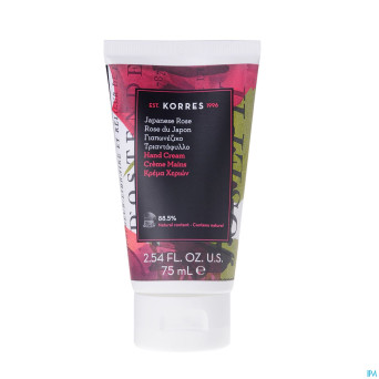 Korres kb creme mains rose japonaise    75ml