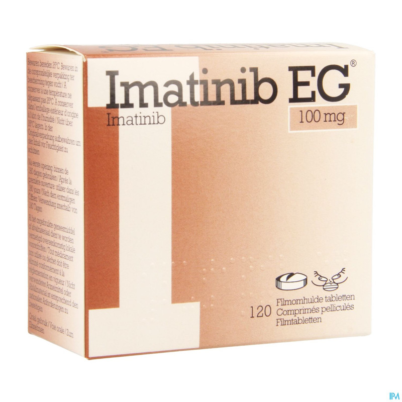 Imatinib eg 100mg comp pell fl 120