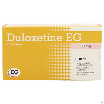 Duloxetine eg 30mg gastro resist caps 98