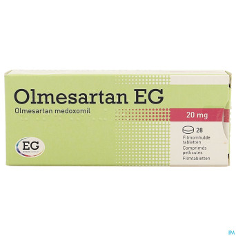 Olmesartan eg 20mg comp pell  28 x 20mg
