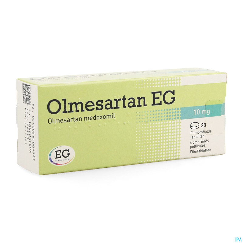 Olmesartan eg 10mg comp pell  28 x 10mg
