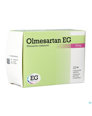Olmesartan eg 20mg comp pell  98 x 20mg