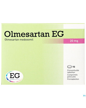Olmesartan eg 20mg comp pell  98 x 20mg