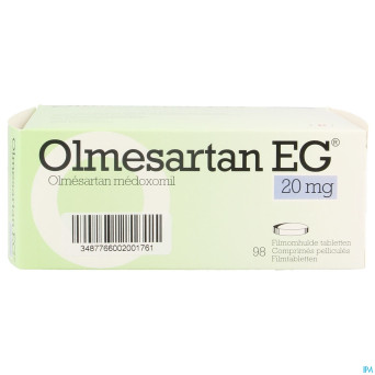 Olmesartan eg 20mg comp pell  98 x 20mg