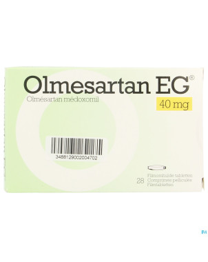 Olmesartan eg 40mg comp pell  28 x 40mg