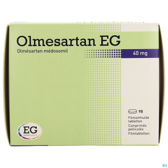 Olmesartan eg 40mg comp pell  98 x 40mg