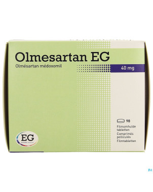 Olmesartan eg 40mg comp pell  98 x 40mg