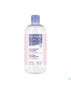 Jonzac reactive eau micellaire apaisante bio 500ml