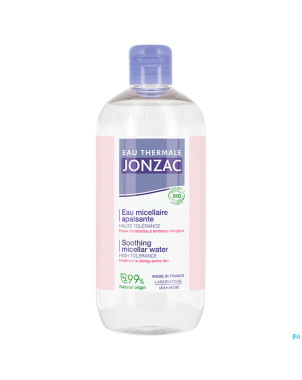 Jonzac reactive eau micellaire apaisante bio 500ml