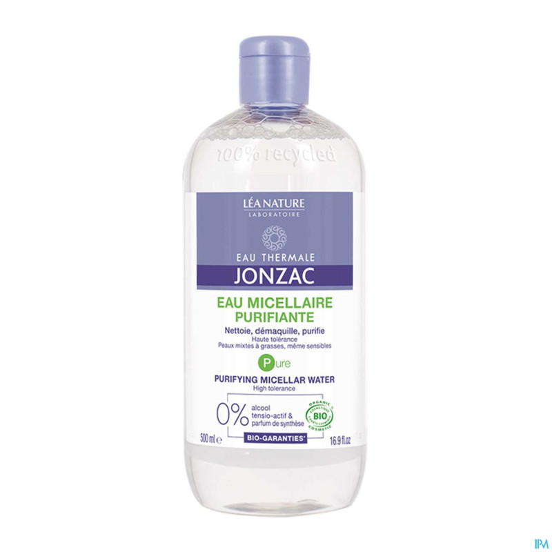 Jonzac pure eau micellaire purifiante bio    500ml