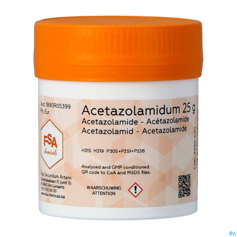 Acetazolamide 25g magis