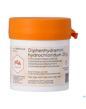 Diphenhydramine chlorhydrate  25g magis
