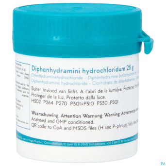 Diphenhydramine chlorhydrate  25g magis