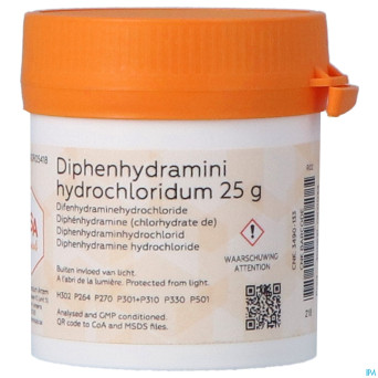 Diphenhydramine chlorhydrate  25g magis