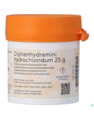 Diphenhydramine chlorhydrate  25g magis