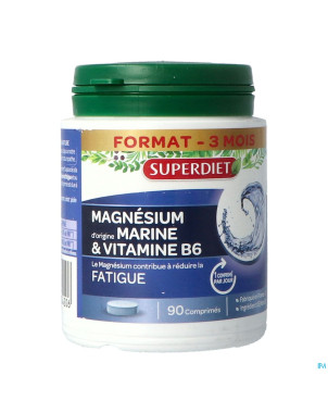 Superdiet magnesium marin + vit b6    comp  90